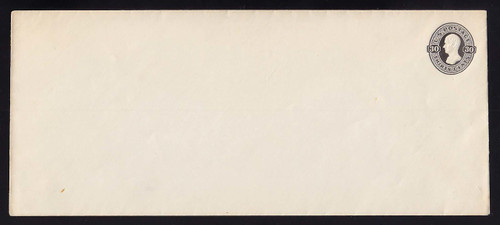 U204 UPSS # 613-6 30c Black on White, Mint Entire