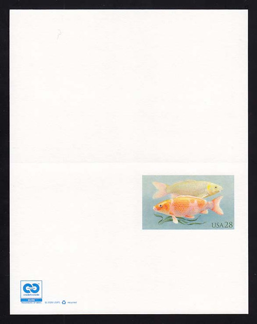 UY48 UPSS# MR58b 28c Koi Fish w/ C2C logo Mint UNFOLDED