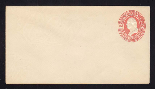 U227 UPSS # 647 2c Red on White, Mint Entire