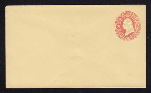 U228 UPSS # 653 2c Red on Amber, Mint Entire