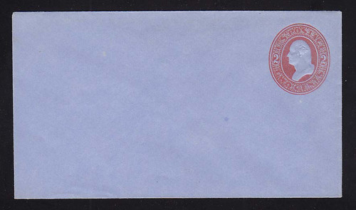 U229 UPSS # 656-6 2c Red on Blue, Mint Entire