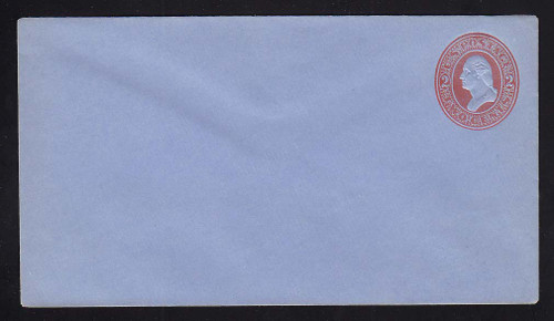 U229 UPSS # 659-5 2c Red on Blue, Mint Entire