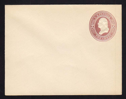U277 UPSS # 797-7 2c Brown on White, die 1, Mint Entire