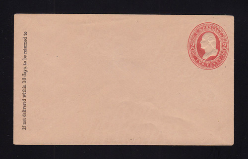 U246 UPSS# 748 2c Red on Fawn, Mint Entire, GR