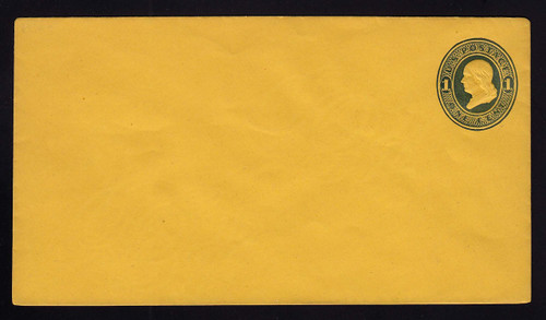 U111, UPSS #259 1c Dark Blue on Orange, die 1, Mint Entire