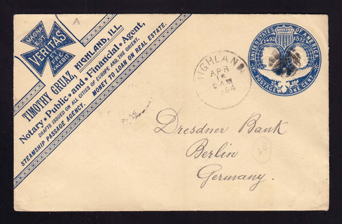 U348 to Germany, Advertising for Finance, Highland, IL