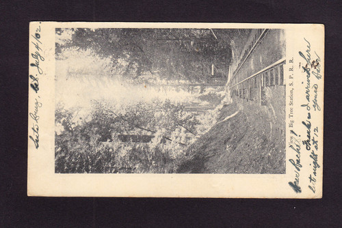 UX14 UPSS# S17 1c Santa Cruz, Picture Pasted on back, 1c Added