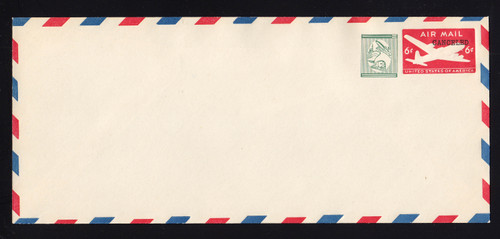 Essay: UPSS # EAM10C-d Green Revaluation Surcharge Essay, Size 23, Die AM10 Type 2, "Canceled"