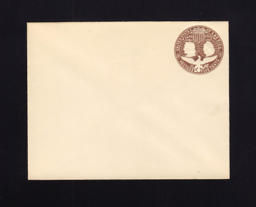 U350 UPSS# 1175 5c Brown on White, Die 96B, Mint Entire