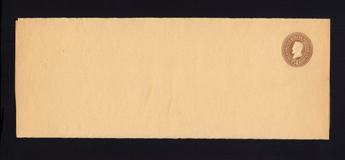 W376 UPSS # 1362-13 4c Brown on Manila, die 3, Folded Mint Wrapper