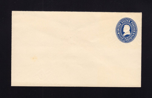 U377 UPSS# 1363A 5c Blue on White, Mint Entire