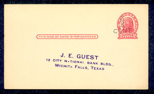 UX32 UPSS# S44-26, Minneapolis Surcharge, Preprinted Postal Card