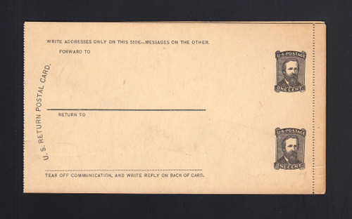 ESSAY: UPSS # MR1E-GB-b Brooks Essay Paid Reply Card Complete, Folded, Light Smudges