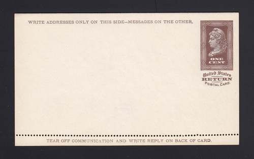 ESSAY: UPSS # MR1E-Q Brooks Essay Paid Reply Card, Brown & Green