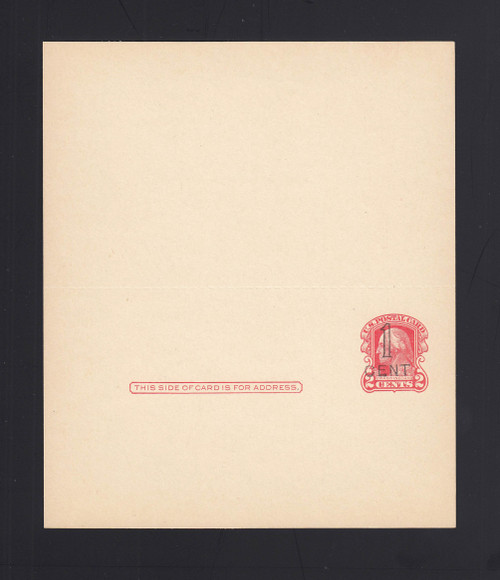 UY9 UPSS# MR16-6 Cleveland Surcharge Mint, UNFOLDED
