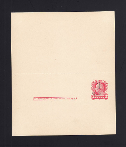 UY9 UPSS# MR16-9 New York Surcharge Mint, UNFOLDED
