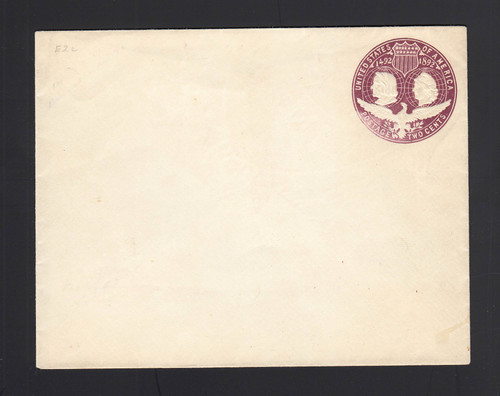 ESSAY: UPSS # E95Dk 2c Violet Type 1, MORGANS Wmk, NO CC, Ungummed Flap