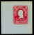 U398 2c Carmine on Blue, Mint Full Corner