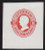 UO41 15c Vermillion on White, Mint Cut Square, 41 x 47