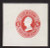 UO40 12c Vermillion on White, Mint Full Corner, 42 x 44