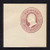 UO51A 3c Dark Red on White, MInt Full Corner, 50 x 50