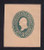 U320 2c Green on Oriental Buff, die 3, Mint Cut Square, 40 x 47