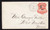 U218 UPSS # 643-3 3c Red on White, die 1, Used Entire from Centennial, Bomar P76-01
