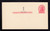 UX32 UPSS# S44-4, Boston Surcharge, Mint Postal Card, Surcharge in Middle