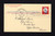 UY16a UPSS# MR26a 4c First Day Cancel, Message Card printed both halves, to ISRAEL