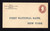 U277 UPSS # 795-0 2c Brown on White, die 1, Printed Address, NO Watermark, Pen Notation Left