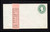 U82 UPSS # 169A 3c Green on White, Mint Entire, with Ruled Lines, Hinges on Back