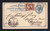UX6 UPSS# S5 2c Uprated 2c #210 Supplementary Mail to Germany, Vertical Crease