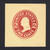 U407a 2c Brown Red on Amber, die 2, Mint Cut Square, 41 x 43