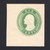 U13 6c Green on White, Mint Full Corner, 39 x 43