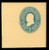 U296 1c Blue on Amber, Mint Full Corner, 50 x 50