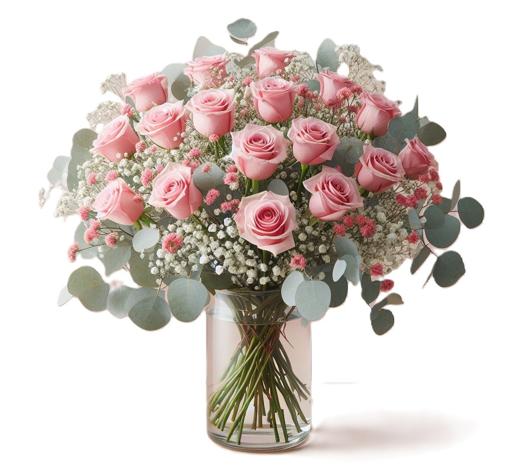 Pink rose様2点おまとめ TWO DOZEN PINK ROSES - SPECIAL SUMMER PRICES! - Vogue Flowers