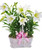 DOUBLE EASTER LILY BASKET