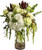 Perfectly Beautiful is a gorgeous neutral bouquet in whites, greens & burgundy perfect for any occasion in Richmond Va.