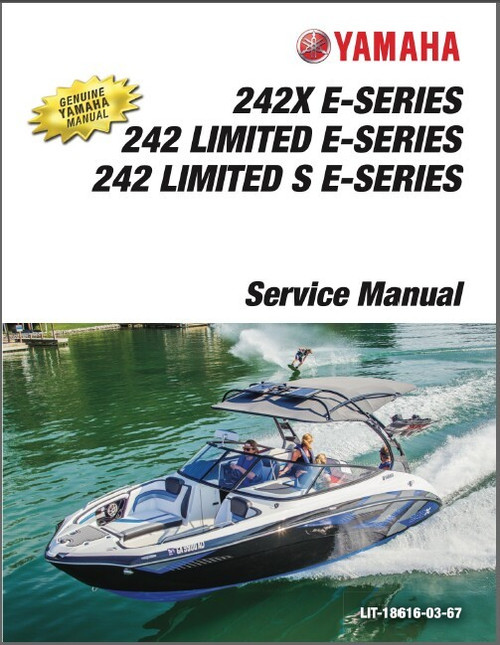 Yamaha boat service manual download 242 E series