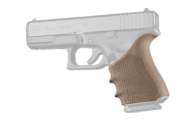Hogue HandALL Beavertail Grip Sleeve for Glock Compact Gen1-2/5 FDE