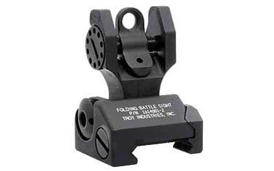 Troy Folding Round Rear Battlesight Black