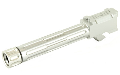 LanTac 9INE Fluted Threaded Barrel for Glock 19 Stainless