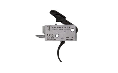 TriggerTech Duty Two Stage AR-15 Trigger 3.5lb Curved Black
