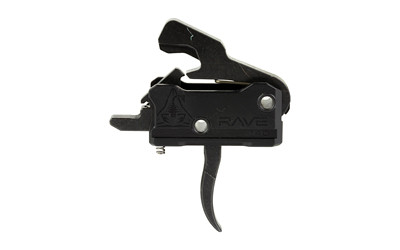 Rise Armament RAVE 140 Trigger Curved 3.5lb w/ Anti-Walk Pins Black