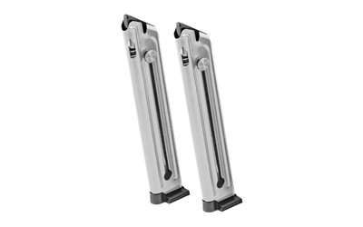 Ruger MK III/MK IV .22LR 10 Round Steel Magazine Nickel 2 Pack