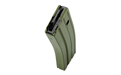 DURAMAG Aluminum Magazine 5.56/.223 30 round OD Green with Black Follower