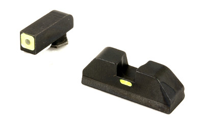 AmeriGlo Cap Set Green Tritium w/LimeGreenLumi Sights for Glock 20/21/29