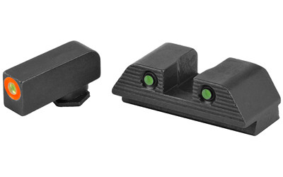 AmeriGlo Trooper Green Tritium w/Orange Outline Sights for Glock 9/40 Gen5