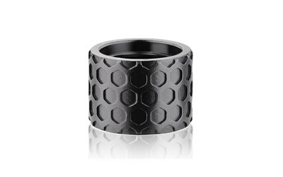 Backup Tactical Pistol Thread Protector 1/2x28 Honeycomb Black