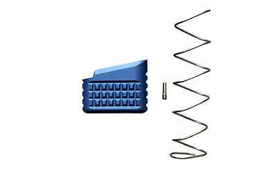 Backup Tactical Magazine Extension for Glock 19/23 +5 Rounds Blue